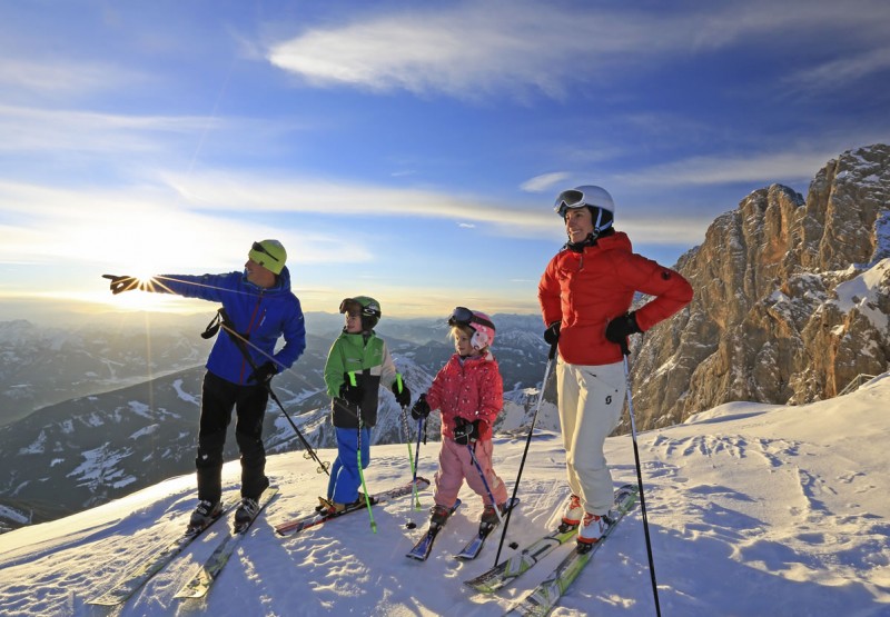 Ski fahren am Dachstein mit der ganzen Familie © Schladmin-Dachstein_raffalt